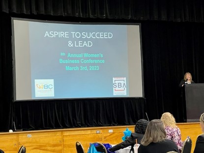 Opening remarks from this year’s Annual Women’s Business Conference, hosted at the Wicomico Youth and Civic Center in Salisbury, MD.